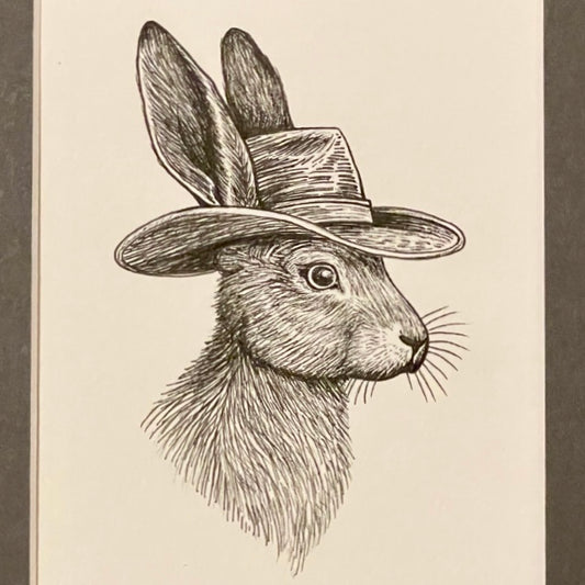 Hare 8x10 Print Kaci Fouts Art