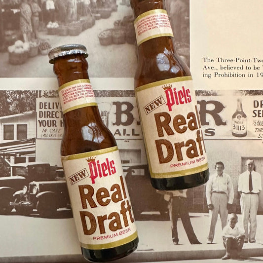 Salt & Pepper Shakers Vintage Real Draft Beer