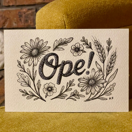 Ope 4x6 Drawing Kaci Fouts Art