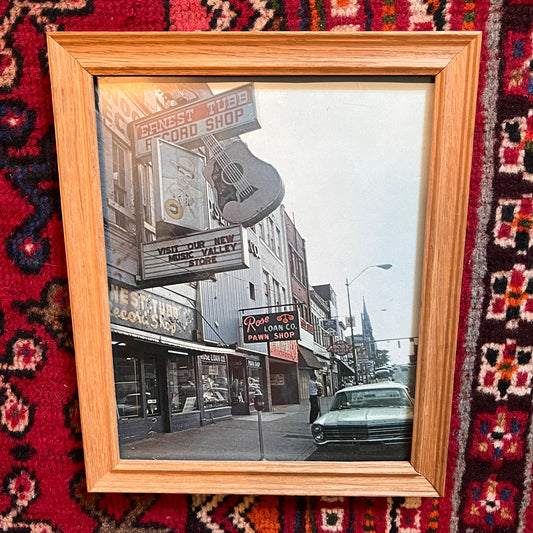 Framed Ernest Tubb Record Shop Photo