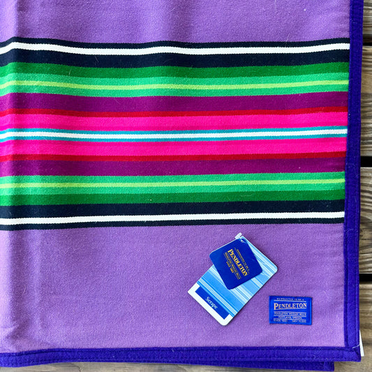 Pendleton Serape Robe Blanket in Lilac NWT