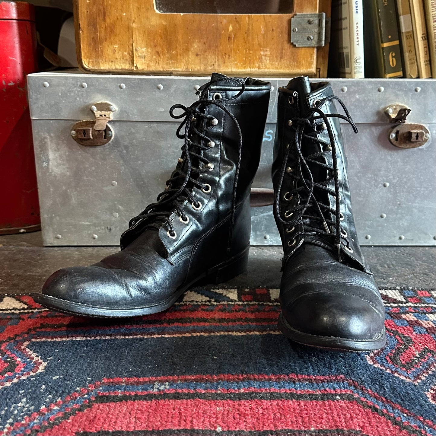 Western Boots Texas Lace-Up 9.5