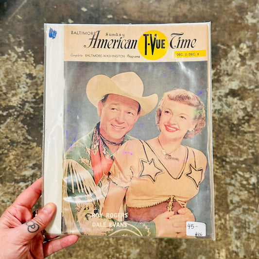 Magazine American T-Vue Time Roy Rogers and Dale Evans