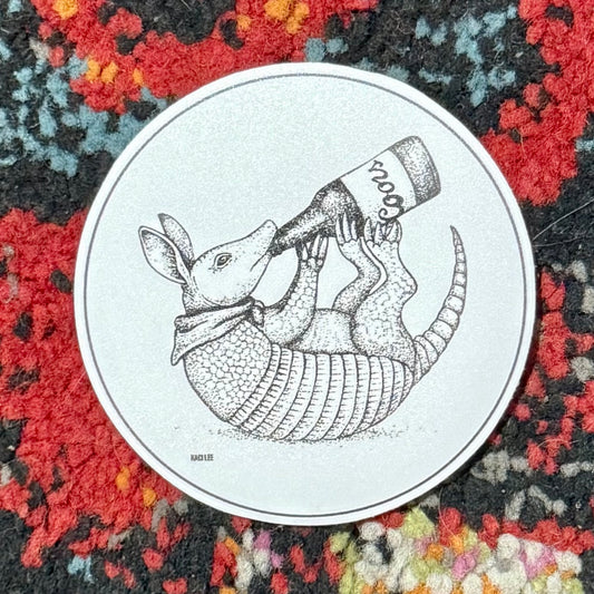 Armadillo by Mornin' Sticker Kaci Fouts