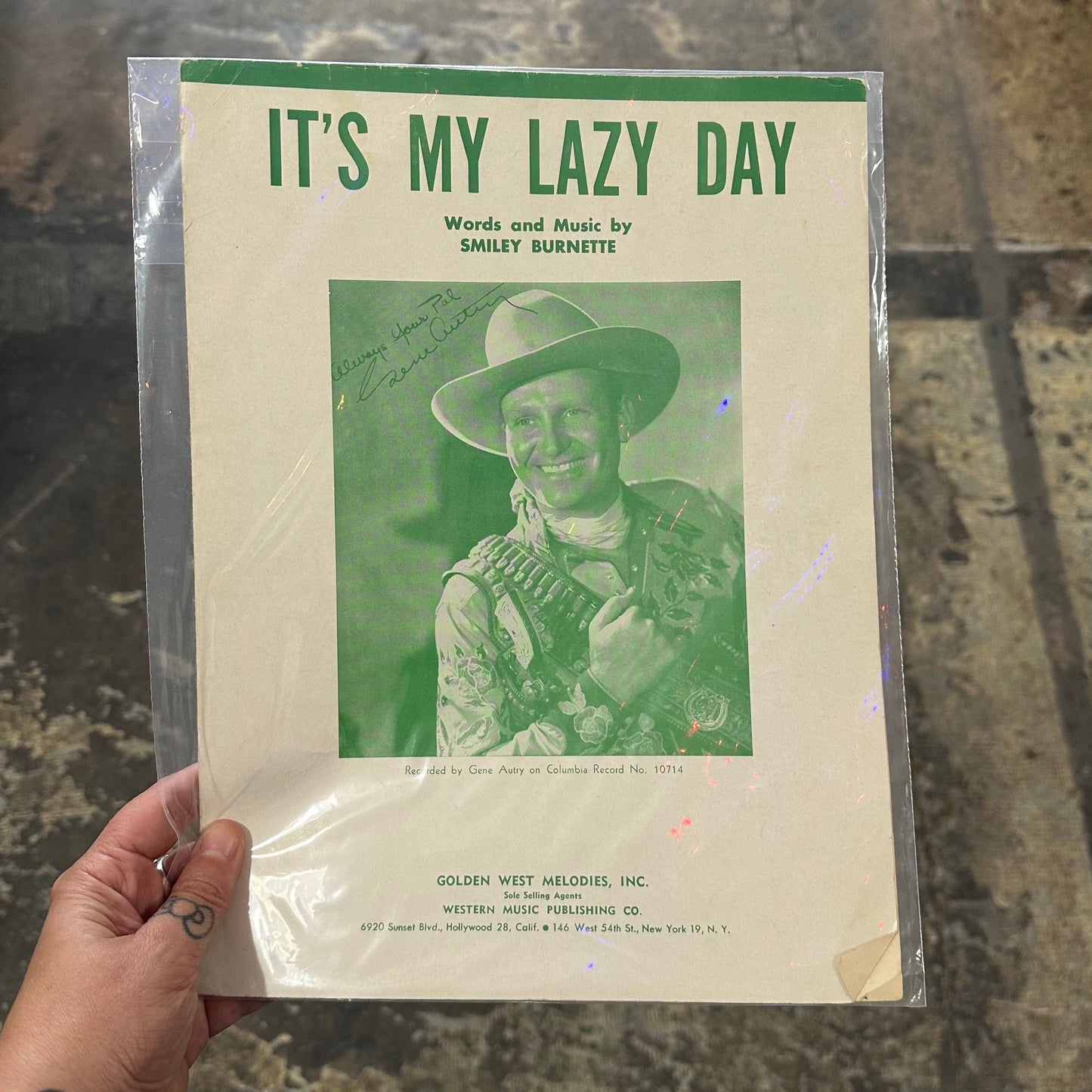 Music Book It's My Lazy Day