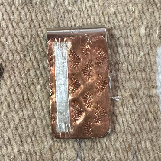 Money Clip Copper and Silver by Genuine Oklahoma Souvenirs (925M2)