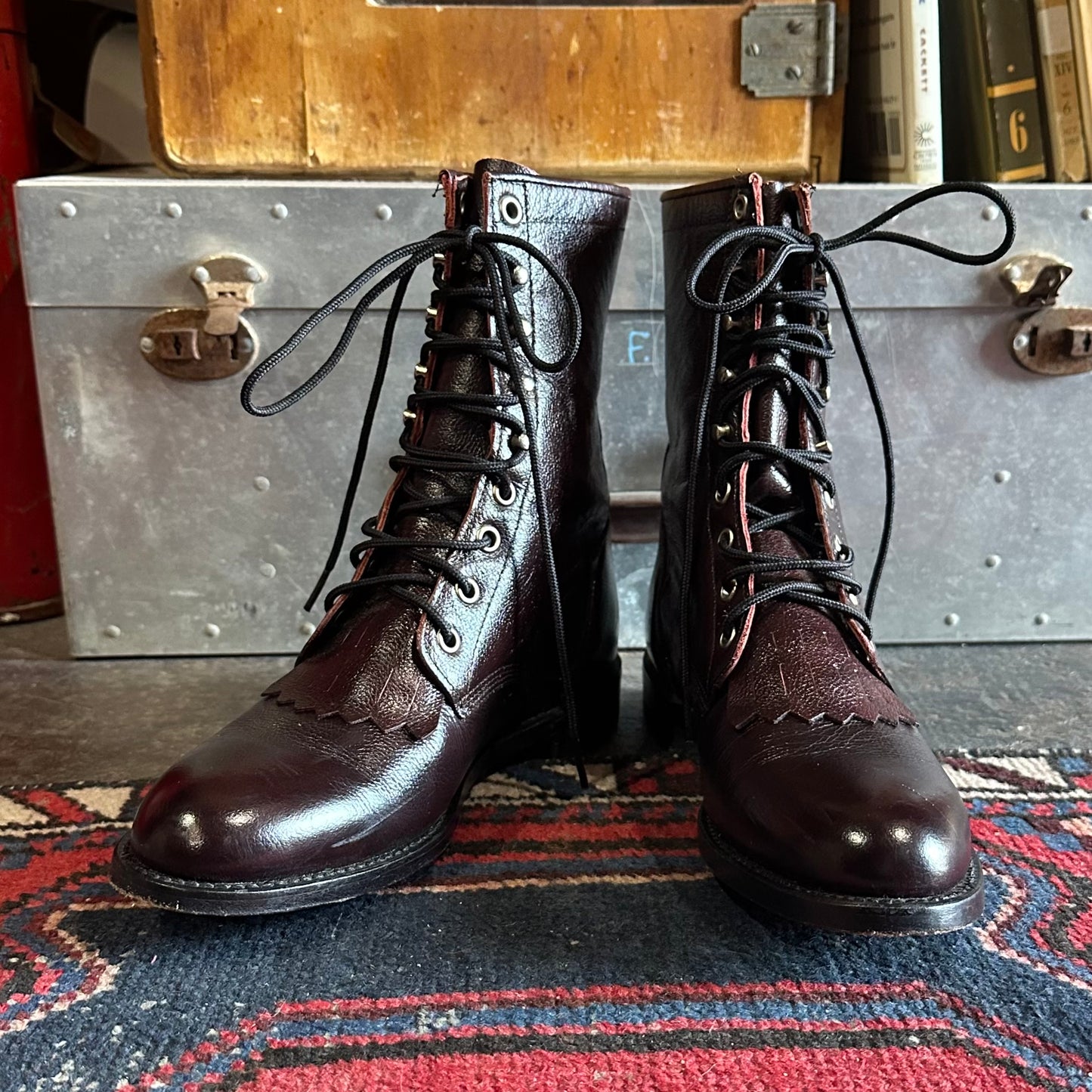 Western Boots Justin Lace-Up 6