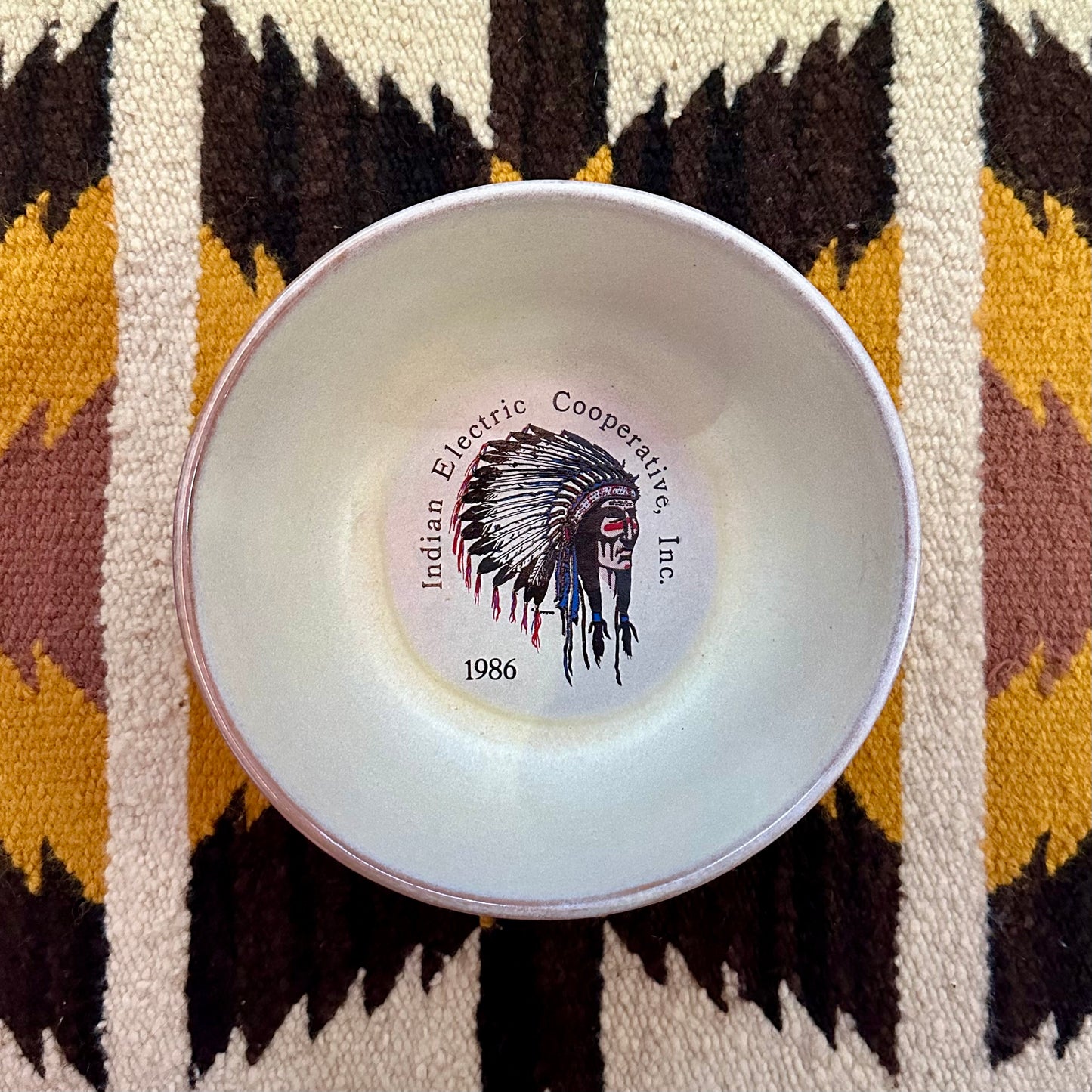 Frankoma Indian Electric Coop Bowl