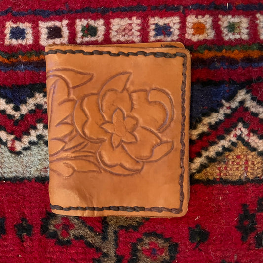 Wallet Floral Tooled