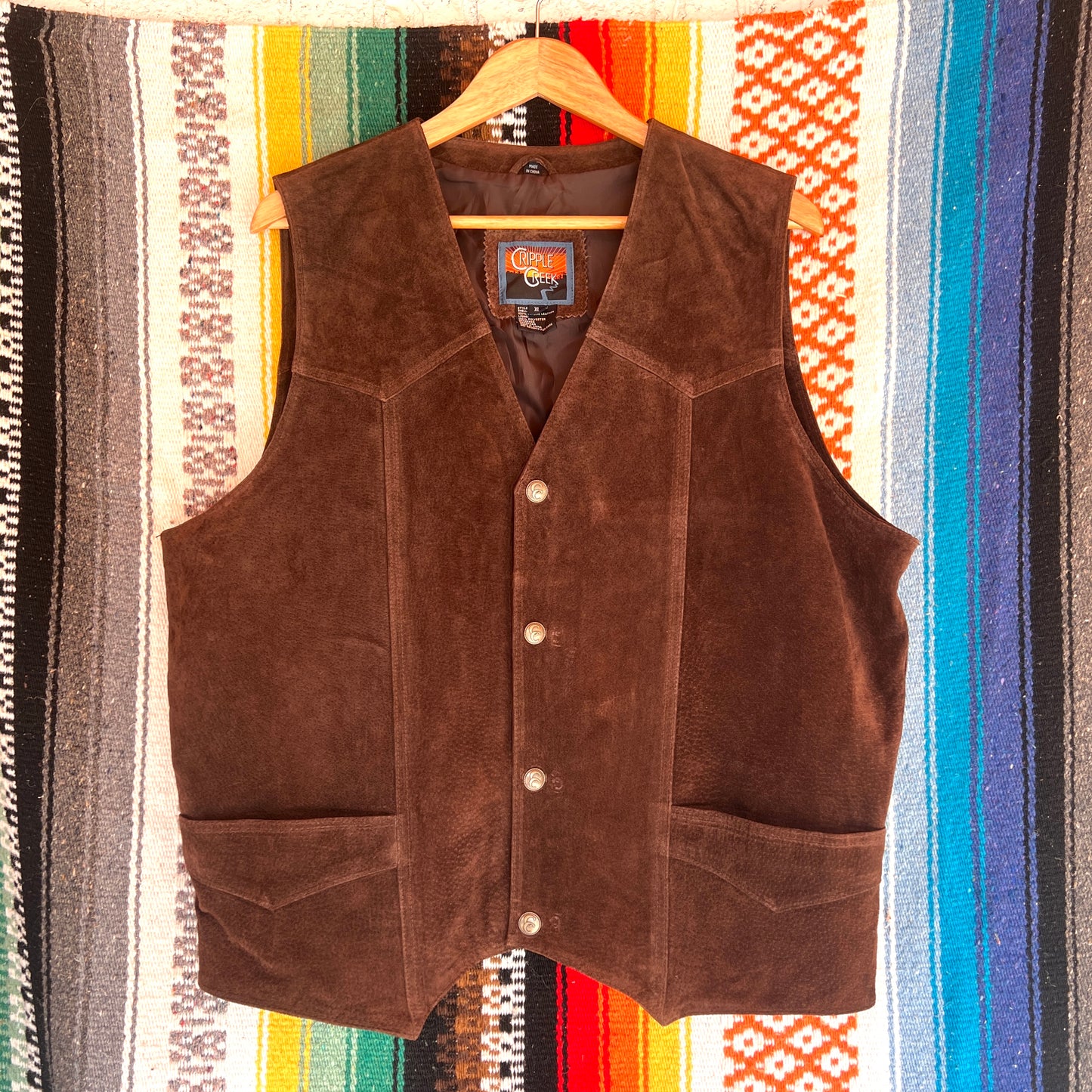 Vest Suede Cripple Creek