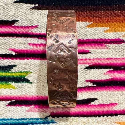 Cuff Stamped Copper by Genuine Oklahoma Souvenirs (925CC1)