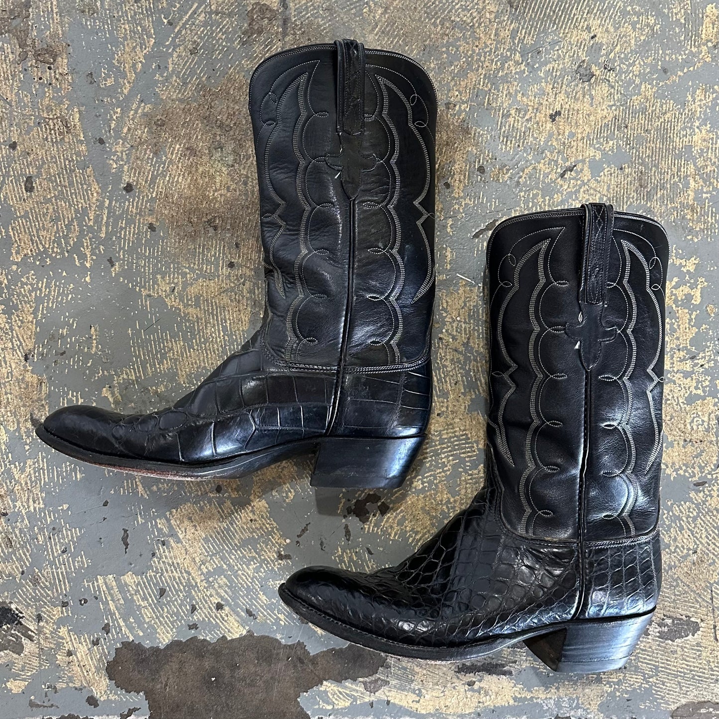 Western Boots Lucchese Lizard 11