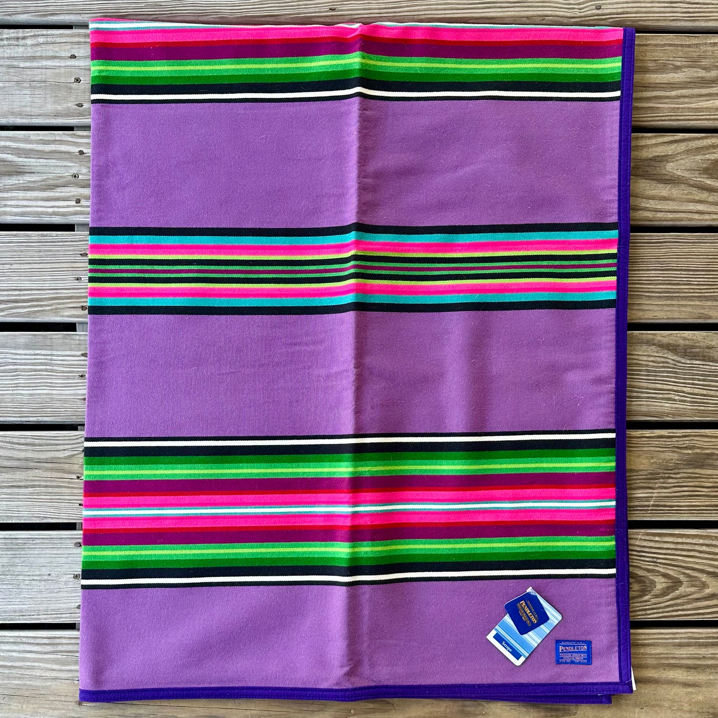 Pendleton Serape Robe Blanket in Lilac NWT