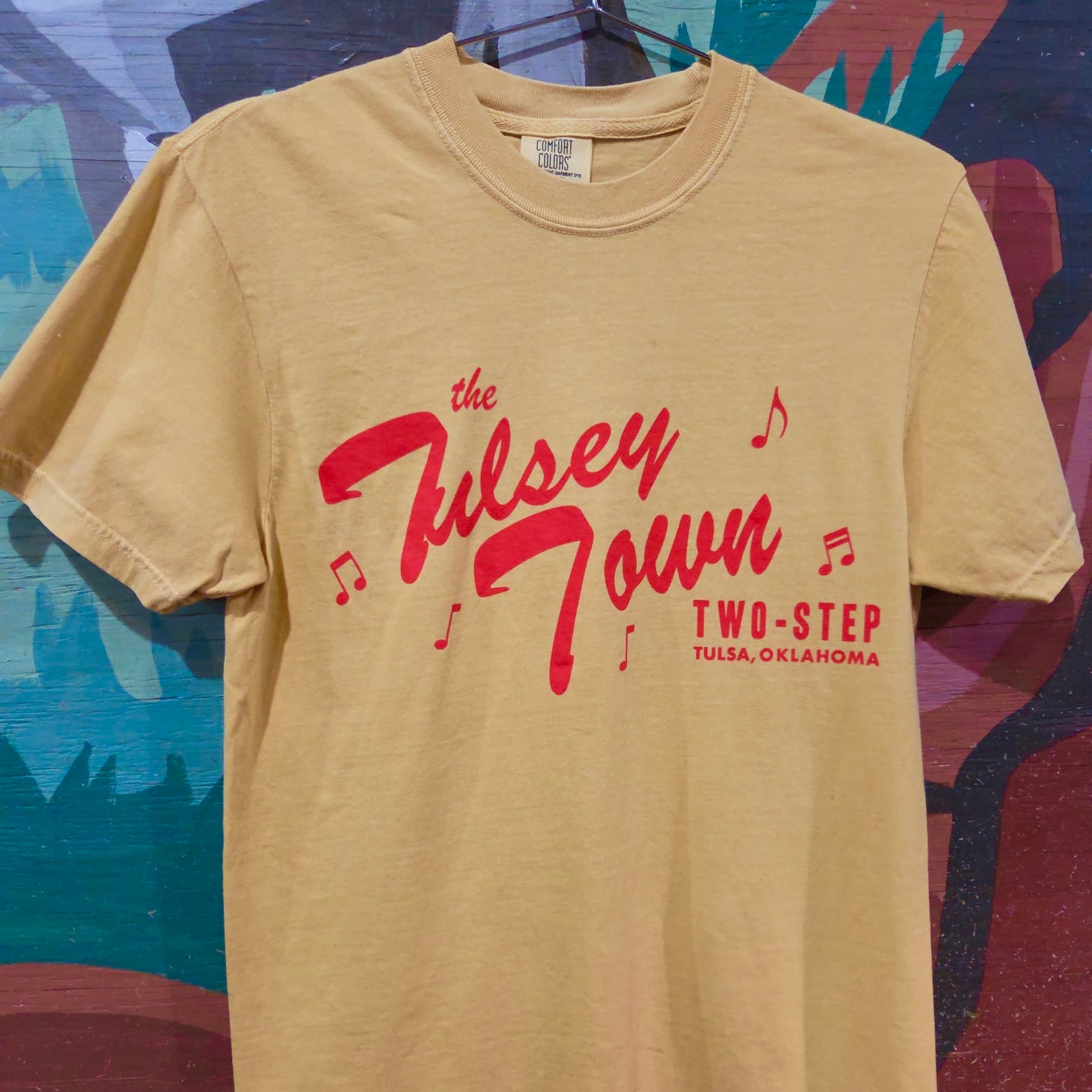 Tulsey Town Two Step Tee Mustard