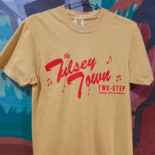 Tulsey Town Two Step Tee Mustard