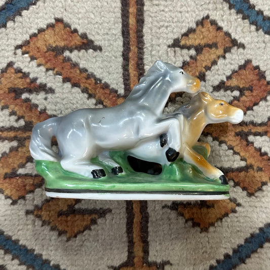 Figurine Ceramic Horses