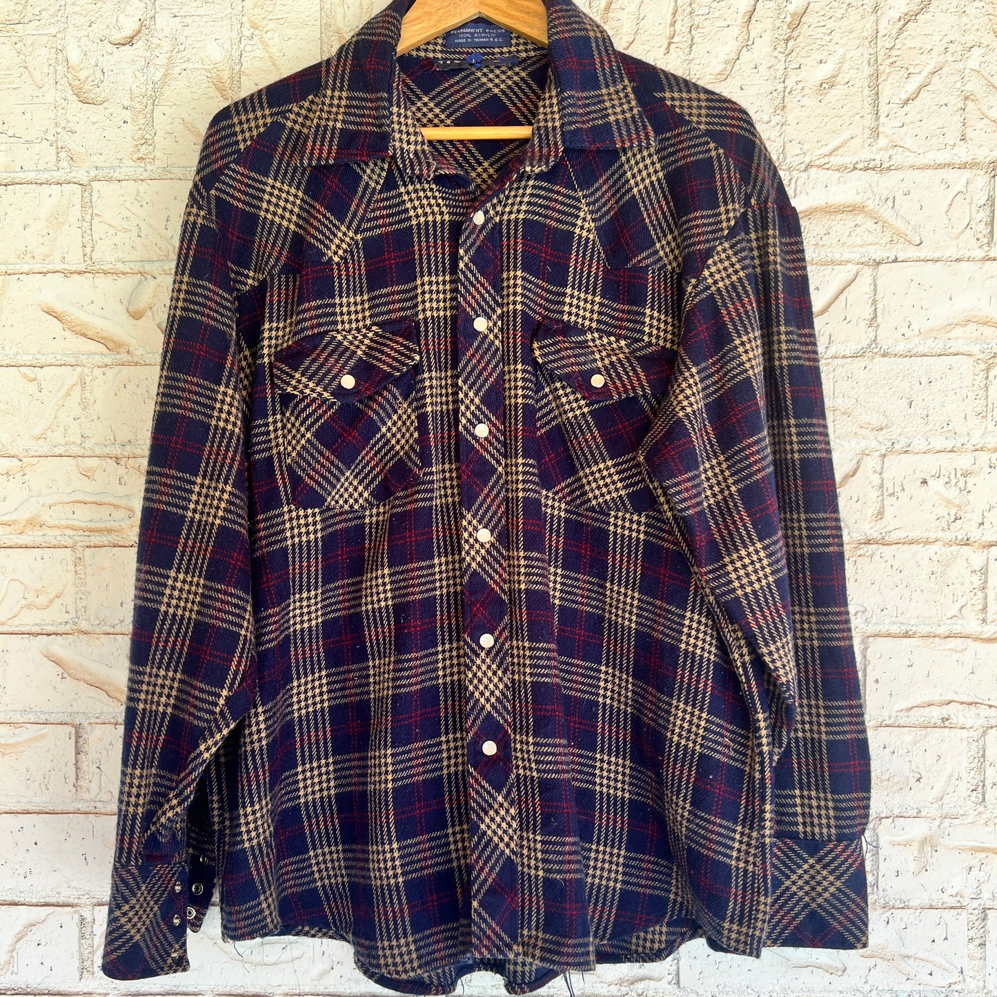 Pearl Snap LS Windbreaker XL