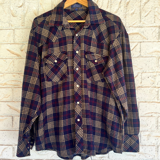 Pearl Snap LS Windbreaker XL