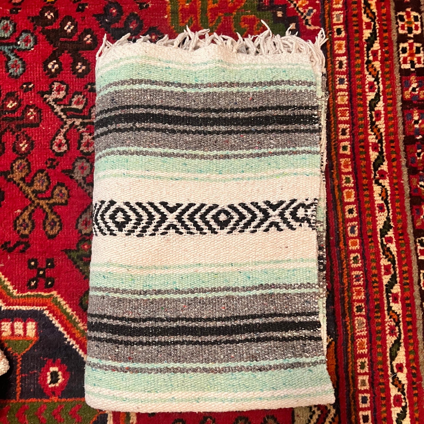 Blanket Mexican Aqua