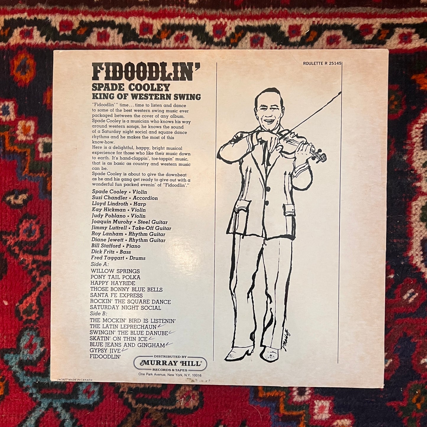 Vinyl-Spade Cooley Fidoodlin