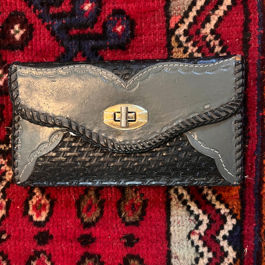 Wallet Braided Black & Gray