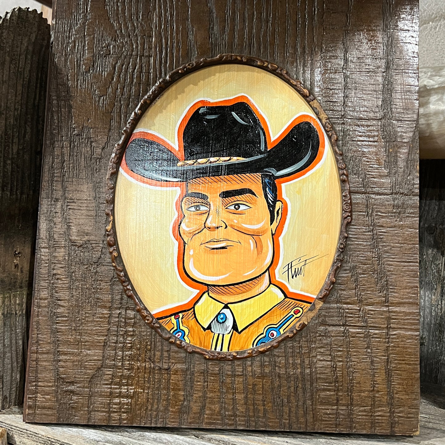 Flint Cowboy Bob Portrait