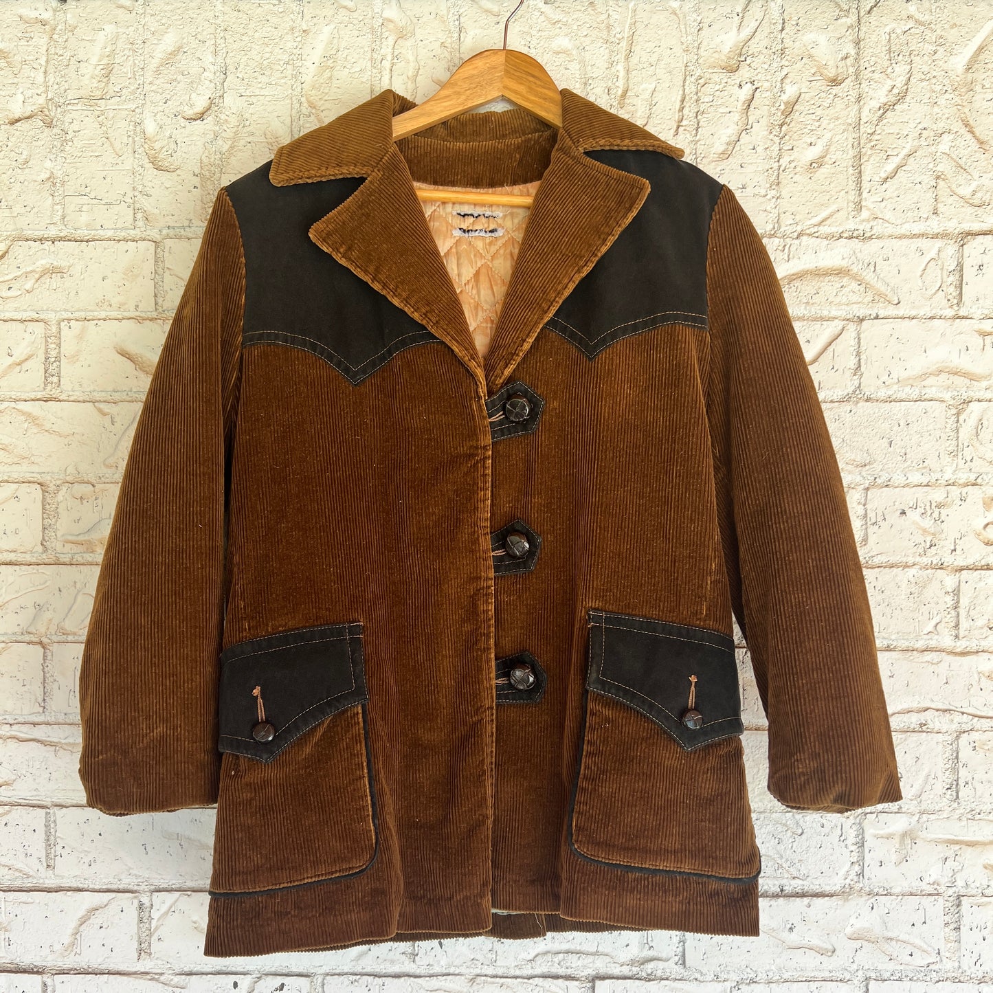 Coat Corduroy Brown Medium