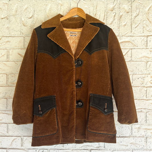 Coat Corduroy Brown Medium