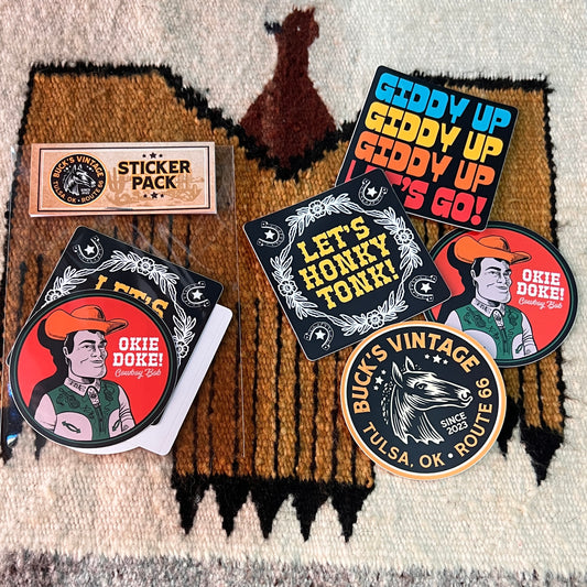 Buck’s Vintage Sticker Pack (4)