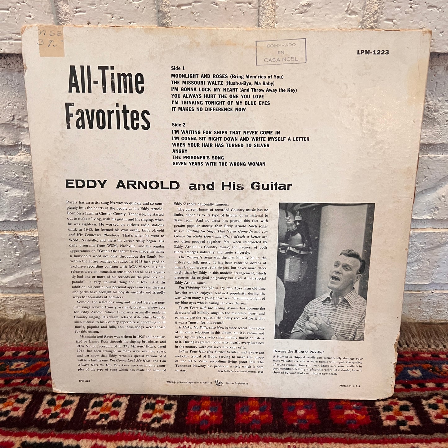 Vinyl-Eddy Arnold All Time Favorites