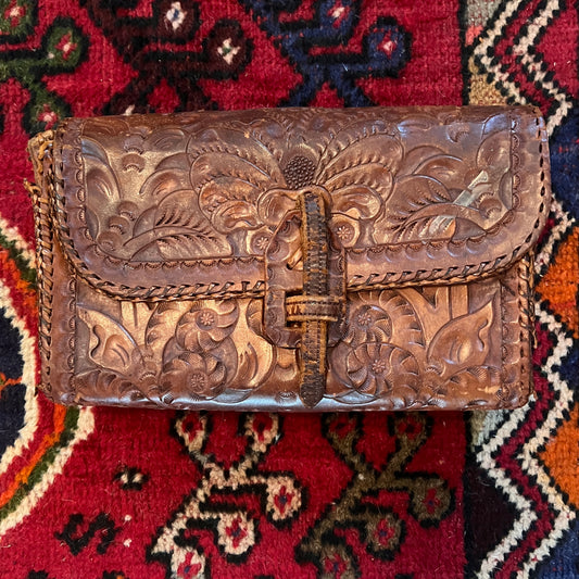 Bag Floral Tooled