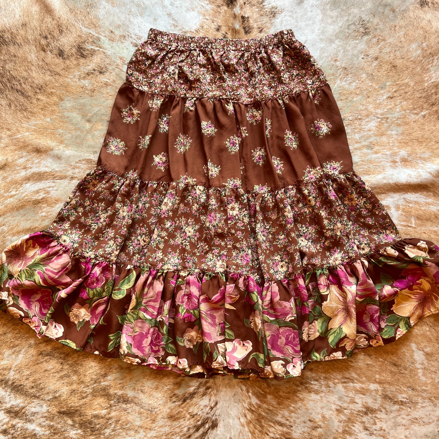 Skirt Brown Floral