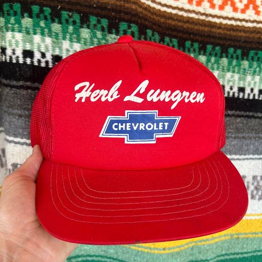 Trucker Hat Herb Lungren Chevrolet