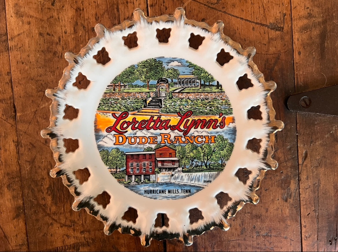 Loretta Lynn’s Dude Ranch Souvenir Plate