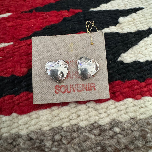 Sterling Heart Earrings