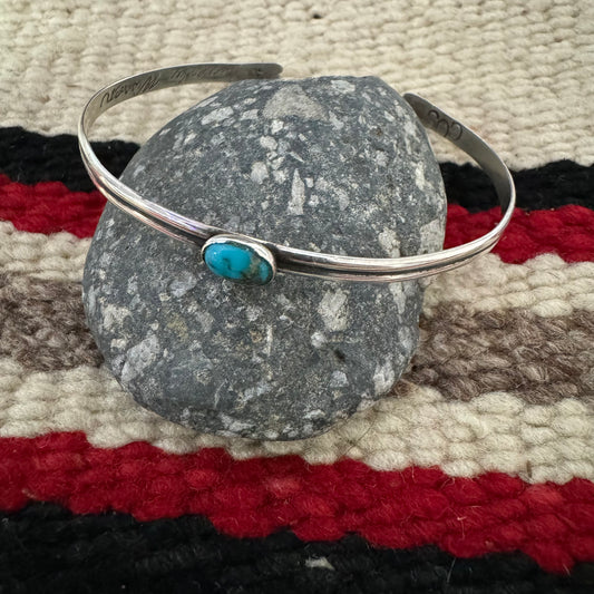 Sterling and Turquoise Cuff