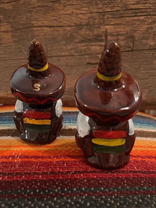 Sombrero Salt & Pepper Shakers