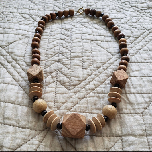 Wood Bead Necklace